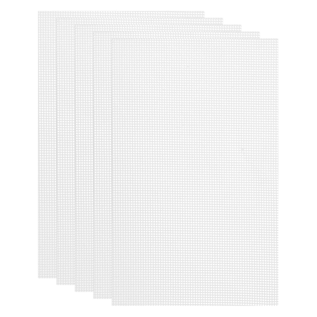 5 Pcs 13 x 20.9" Silicone Dehydrator Sheets Fruit Dryer Mesh Mat, White
