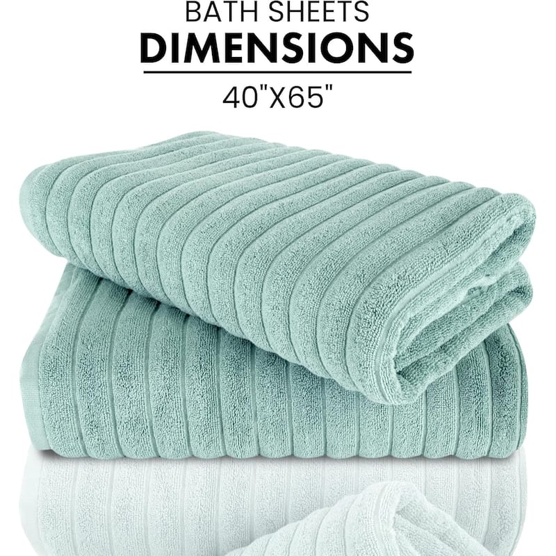 Brampton 2 Piece Luxury Turkish Cotton Jumbo Bath Sheets