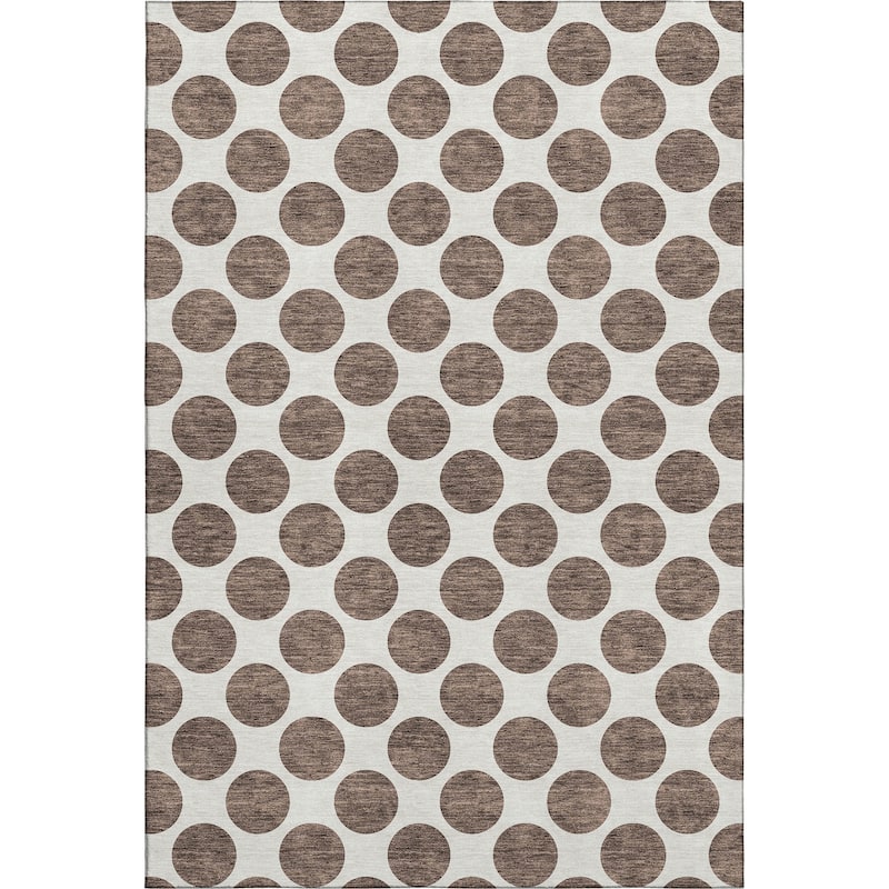 Premium Washable Super Soft Geo Dots Mayfield Rug