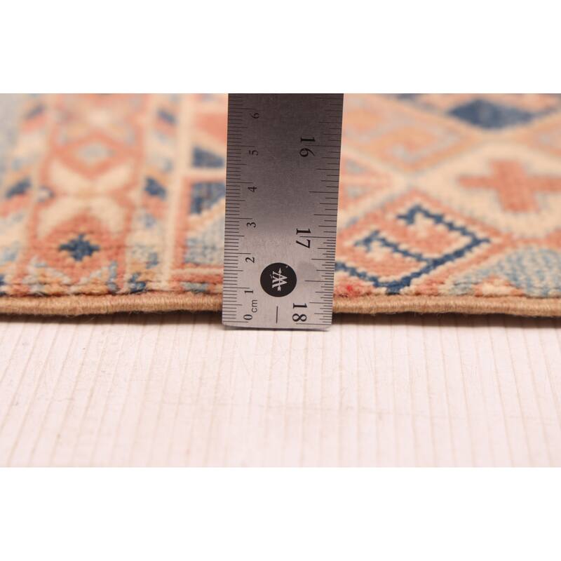 ECARPETGALLERY Hand-knotted Finest Ghazni Copper Wool Rug - 6'8 x 9'1