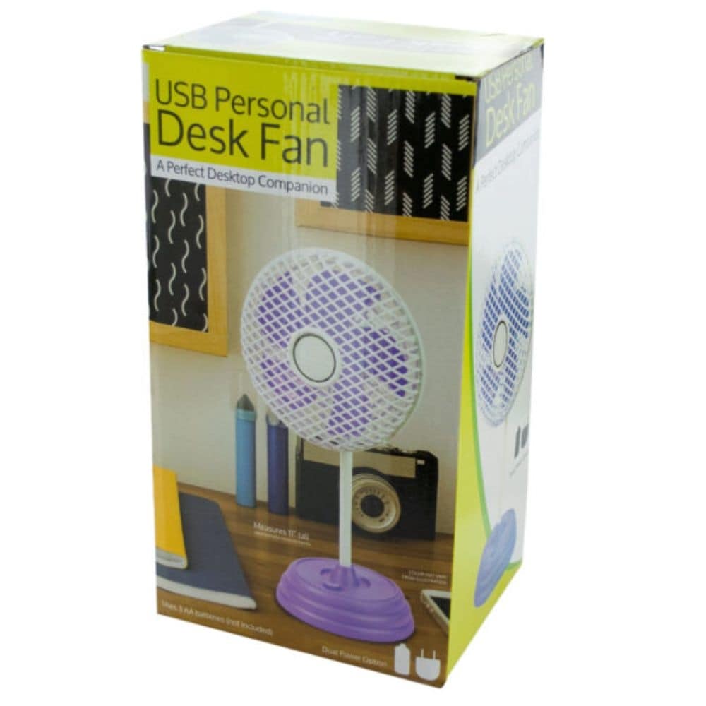 Shop Pack Of 2 White And Purple Classic Design Usb Personal Desk