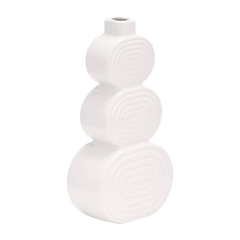 Sagebrook Home Stacked Circle Vase