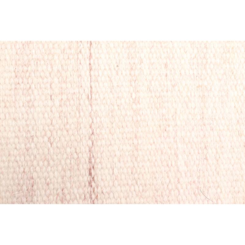 ECARPETGALLERY Flat-Weave Ankara FW Cream Wool Kilim - 5'1 x 7'8