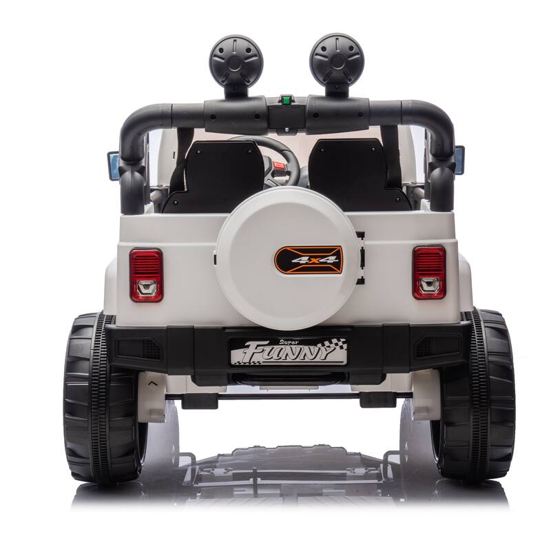 24V Kids Ride On Electric Car W/Parents Control,Seat width 20in,2WD,Rear suspension,Trunk storage,for Kids Aged 3-8