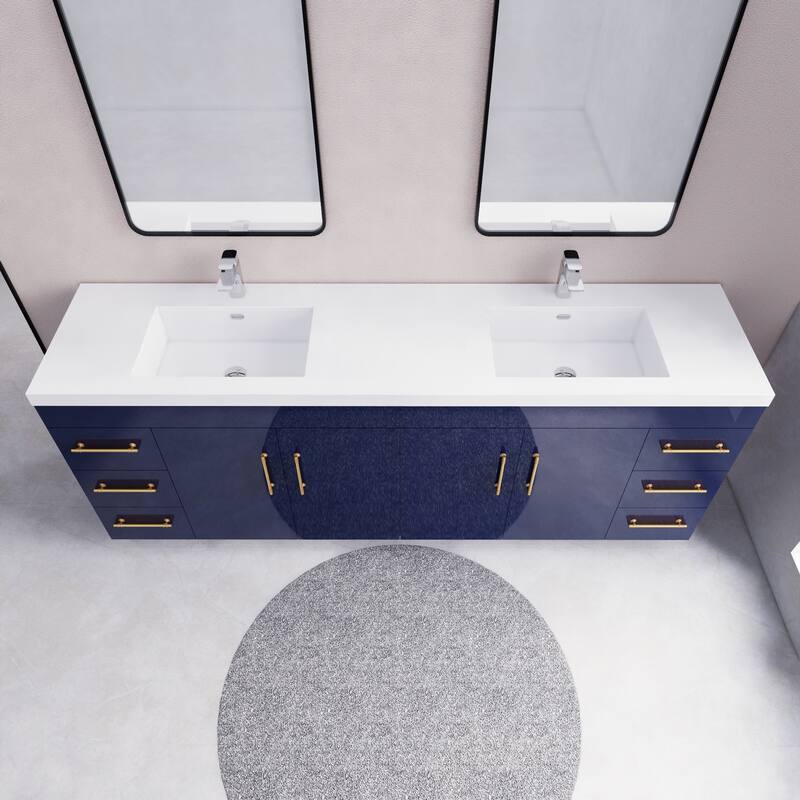 Eliza 84'' Freestanding Vanity with Double Sink