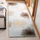 SAFAVIEH Handmade Soho Miyase Modern Burst New Zealand Wool Rug - 2'6" x 8' Runner - Light Blue/Multi