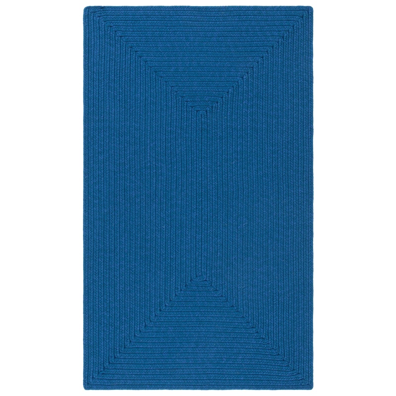 SAFAVIEH Handmade Braided Country Casual Lavada Rug - 3' x 5' - Blue - Rectangle