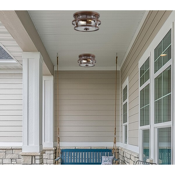 Flush mount porch light outdoor best sale