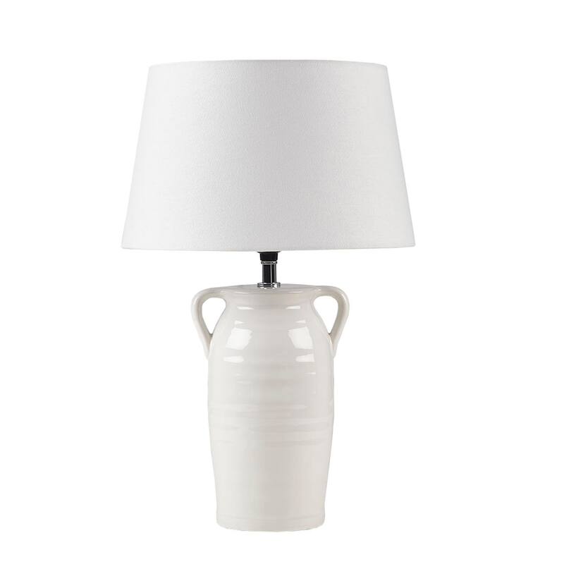 Ceramic Table Lamp with Handles for living room,bedroom,and dining room