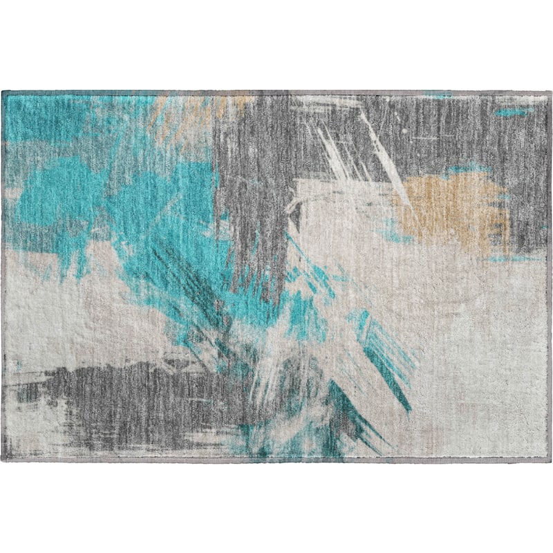 Premium Washable Super Soft Modern Brushstrokes Mayfield Rug