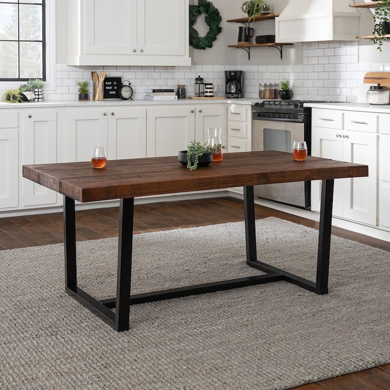 Middlebrook Solid Wood 72-inch Distressed Dining Table