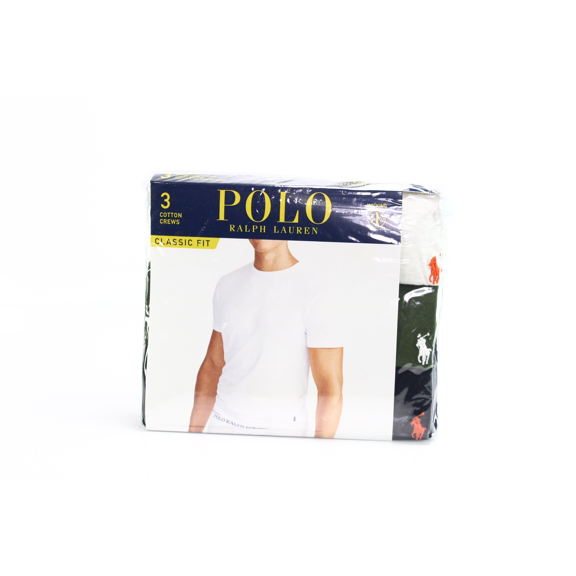 Shop Polo Ralph Lauren Mens T Shirt Green Size Xl 3 Pack Crewneck