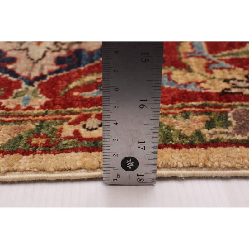 ECARPETGALLERY Hand-knotted Chobi Finest Ivory Wool Rug - 5'5 x 7'2