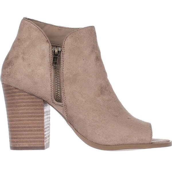 carlos santana peep toe booties