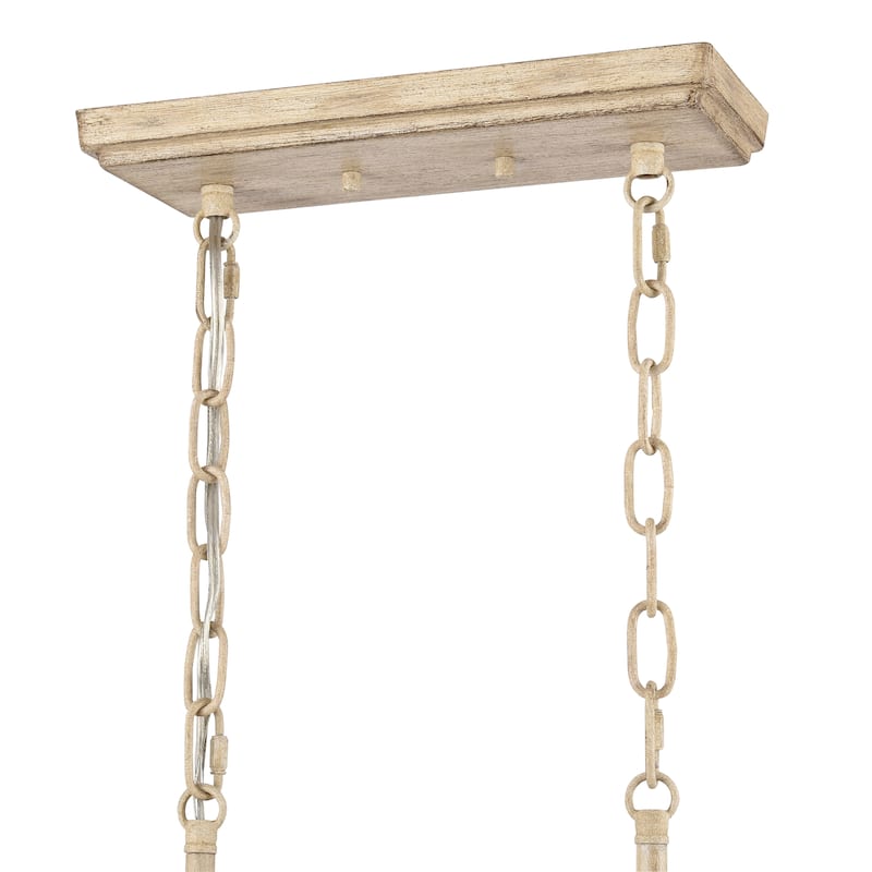Elk Home Ellisville Antique Cream Finish 6 Light Chandelier