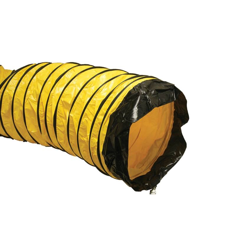 Rubber-Cal "Air Ventilator Yellow" Ventilation Duct Hose (Fully Stretched), 20-Inch by 25-Feet - 20x300
