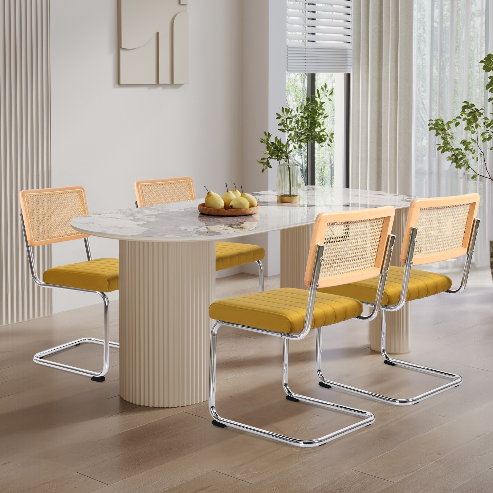 Velvet dining bench with backrest outlet