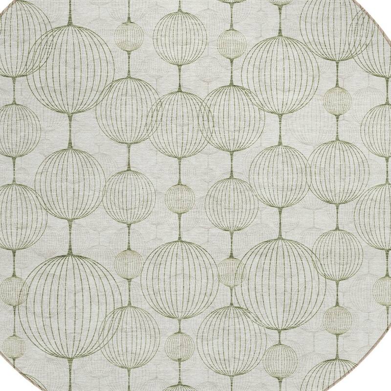 HomeRoots Geometric Transitional Rectangle Outdoor Rug