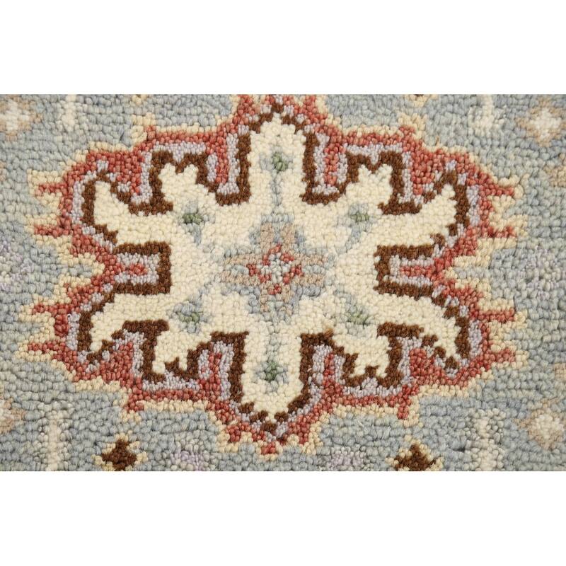 Traditional Blue Kazak Accent Rug Handmade Wool Carpet - 2'0" x 3'0"