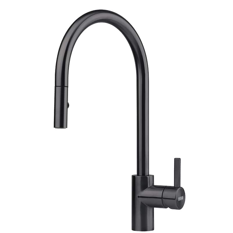 Franke EOS-PD Eos Neo 1.75 GPM Single Hole Pull Down Kitchen Faucet - Industrial Black