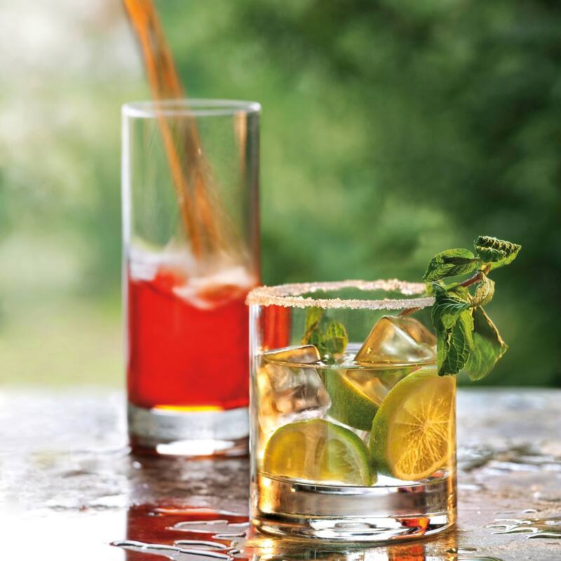 Luigi Bormioli Classico 16.5 oz. Beverage/Hiball Tumbler Glass,Set of 4