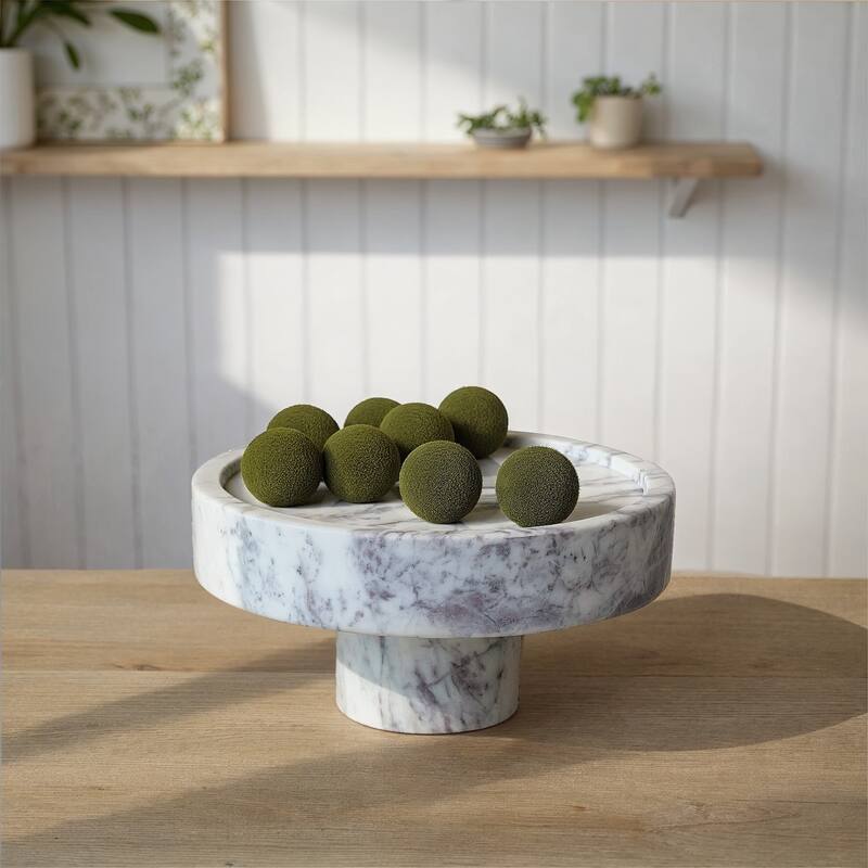 Marble Pedestal - 10" Diameter x 5" H