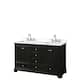Option Dark Espresso, Chrome Trim, White Quartz Top