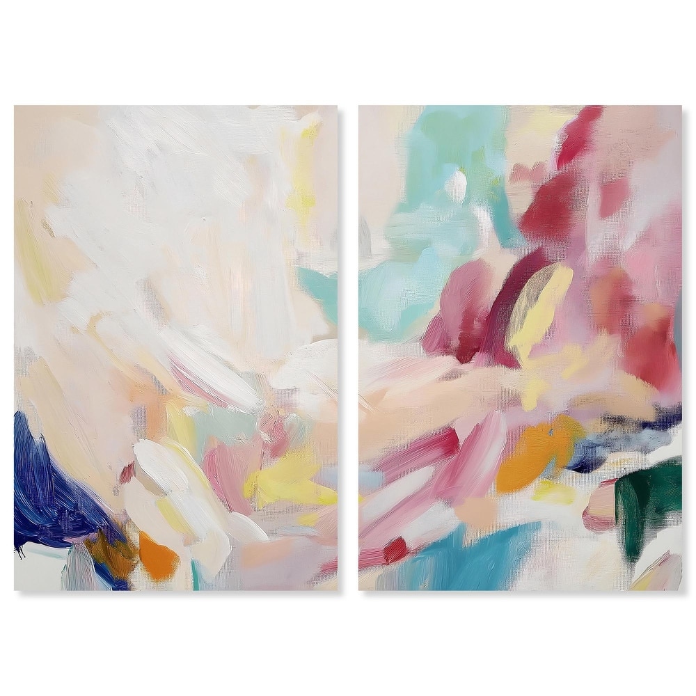 Unbridled Spirit I Canvas Set of 2 by Art Remedy, Gallery Wrapped
