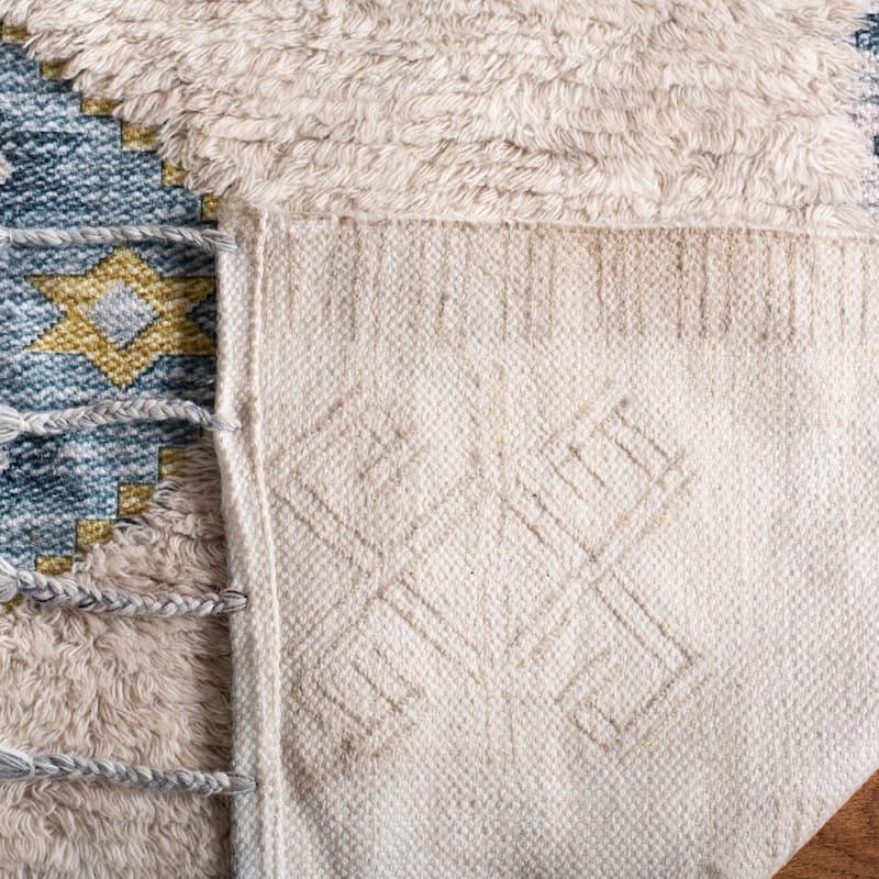 SAFAVIEH Handmade Saffron Kaylynn Modern Tribal Cotton Rug