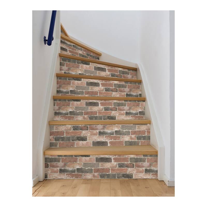NuWallpaper Newport Reclaimed Brick Peel & Stick Wallpaper - 216in x 20.5in x 0.025in