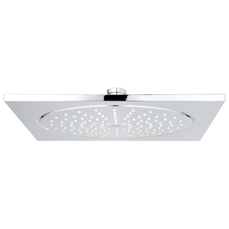 Grohe 26 872 Rainshower 2.5 GPM Single Function Rain Shower Head - Starlight Chrome