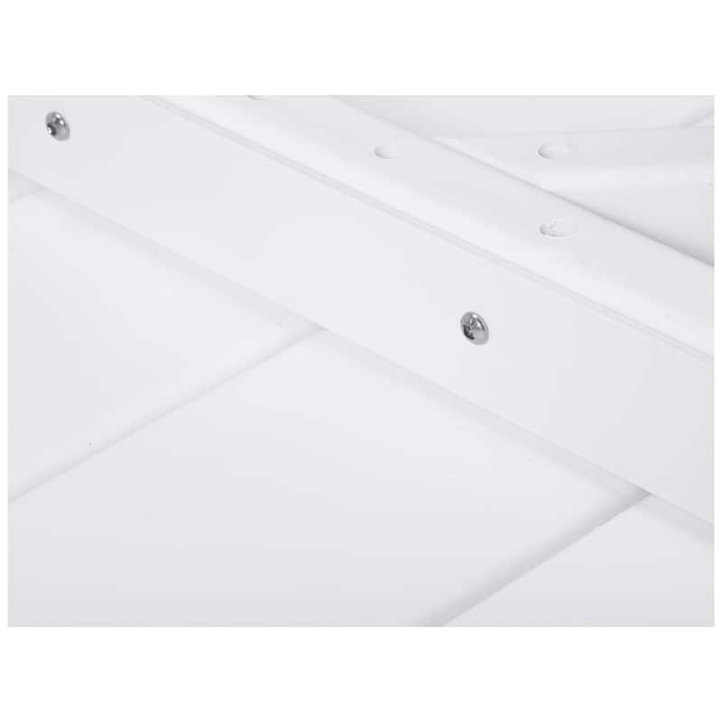 Polytrends Birchwood All Weather HDPE Outdoor Patio 37 Inch Square Conversation Table