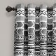 preview thumbnail 2 of 15, Lush Decor Hygge Geo Room Darkening Window Curtain Panel Pair