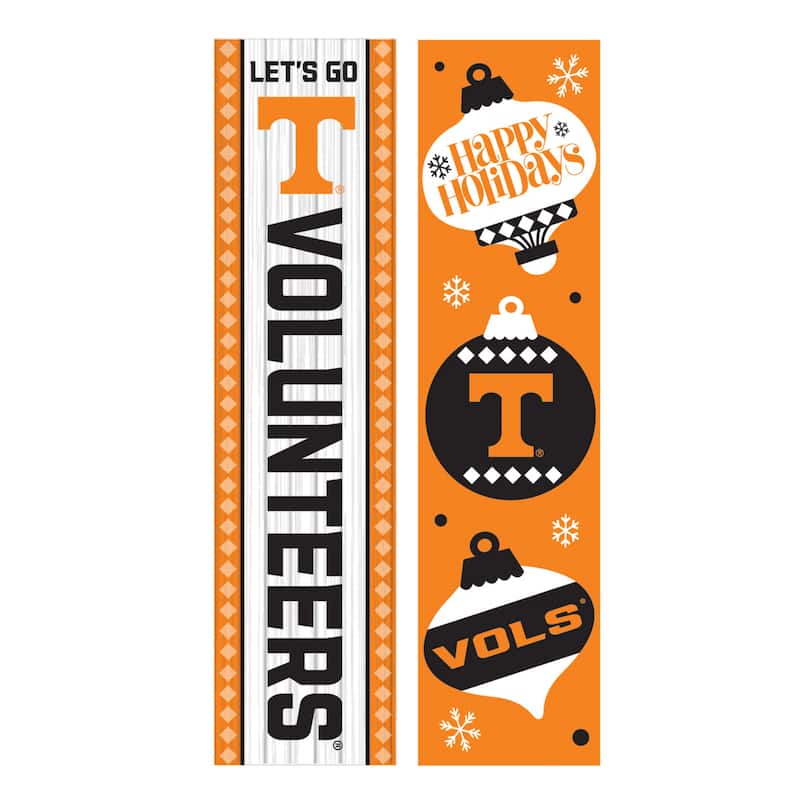 47" Double Sided Seasonal Porch Leaner, University of Tennessee - 47" x 11.25"