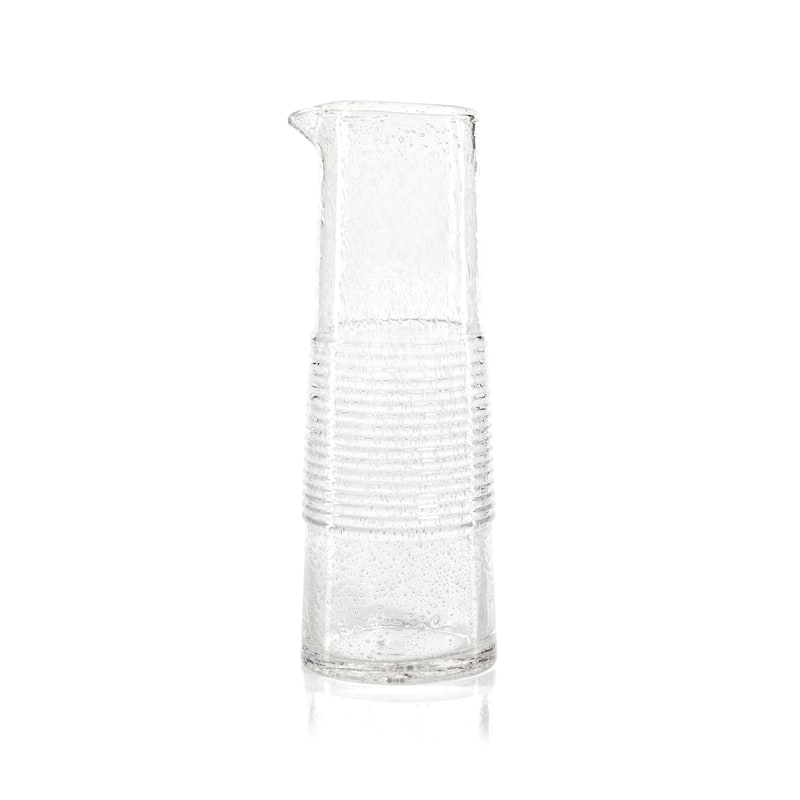 Langston 11.5" Tall Bubble Glass Pitcher