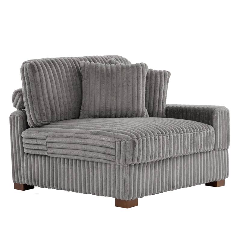 Cotton Flannel Armchair Sofa Corner Chairs for Living Room