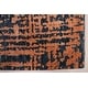 preview thumbnail 5 of 7, ECARPETGALLERY Hand-knotted Legacy Copper, Dark Blue Silk, Wool Rug - 2'6 x 12'3