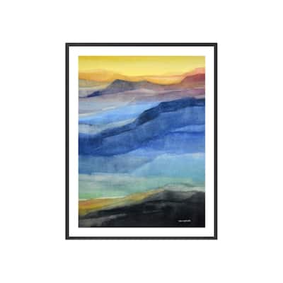 Rainbow Hills Framed Print Wall Art by Norman Wyatt Jr.