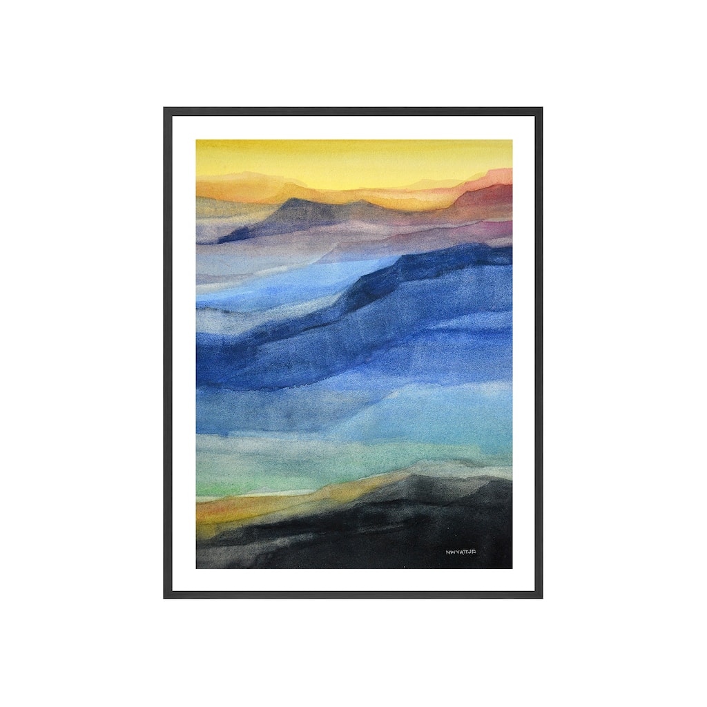 Rainbow Hills Framed Print Wall Art by Norman Wyatt Jr.