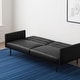 preview thumbnail 36 of 36, Lucid Comfort Collection Futon Sofa Bed with Buttonless Tufting