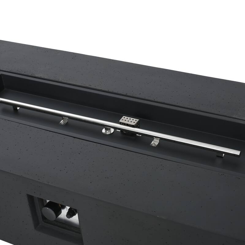 Christopher Knight Home Aidan Outdoor 50,000 BTU Rectangular Fire Pit (Tank Holder Not Included)
