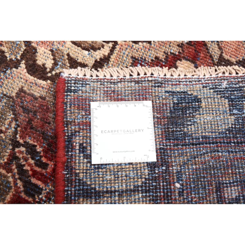 ECARPETGALLERY Hand-knotted Antalya Vintage Dark Red Wool Rug - 3'10 x 6'0