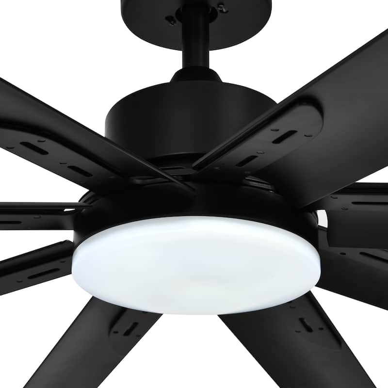 80 Inch Large Industrial Ceiling Fan with Light and Remote
