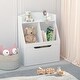 preview thumbnail 4 of 7, Wooden Bookcase, Toy Storage Cabinet Organizer