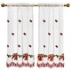 preview thumbnail 7 of 20, Deconovo Embroidered Christmas Sheer Window Curtains 2 Panels