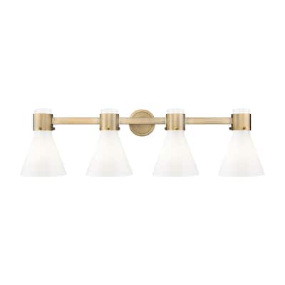 Innovations Lighting 464-4W-10-34 Lawton Cone Vanity Lawton Cone 4