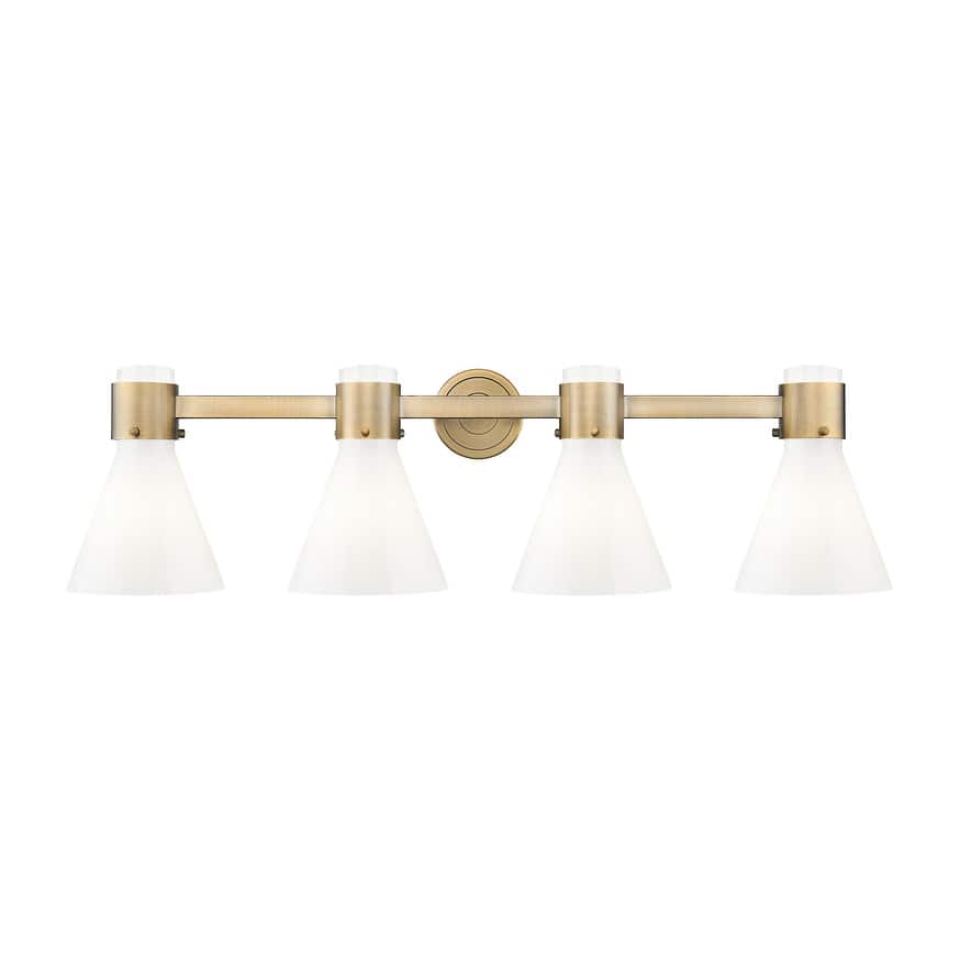 Innovations Lighting 464-4W-10-34 Lawton Cone Vanity Lawton Cone 4