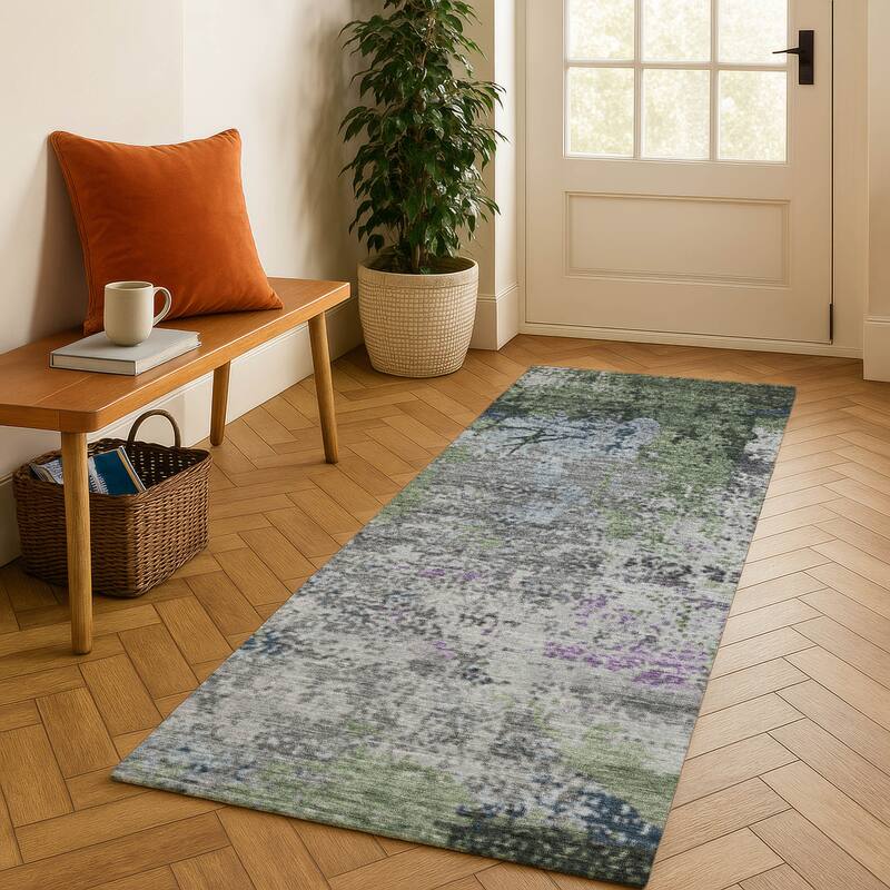 Premium Washable Super Soft Mayfield Rug - Fern - 2'3" x 7'6"
