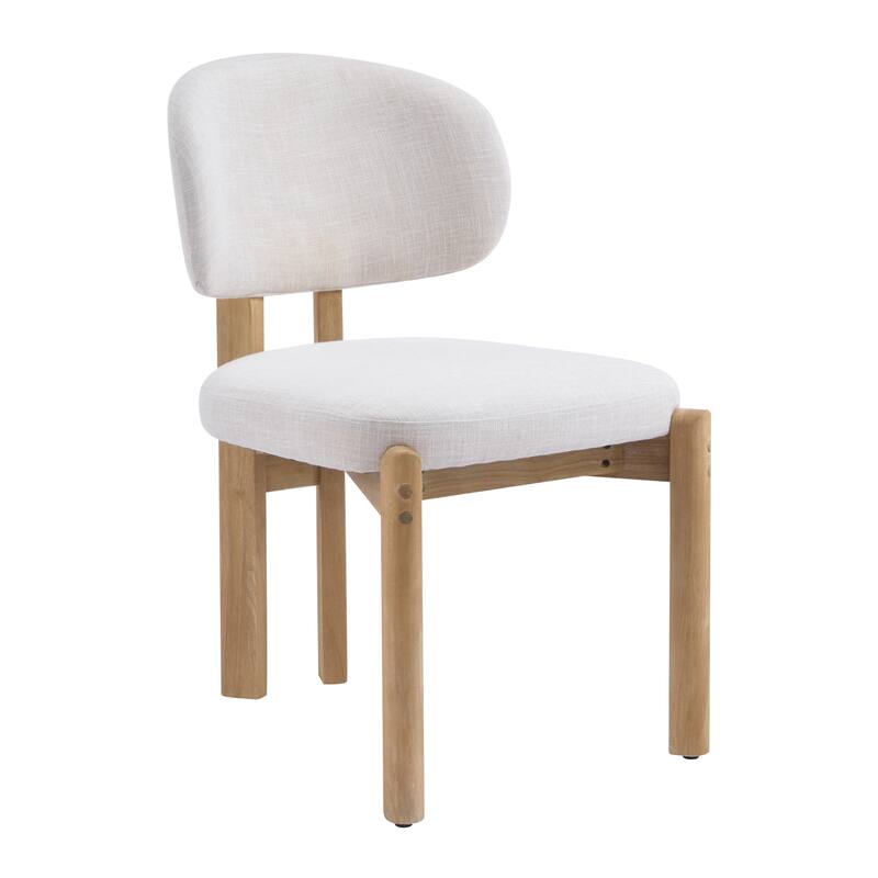 Christopher Knight Home - Aurelio Solid Rubberwood Upholstered Dining Chair