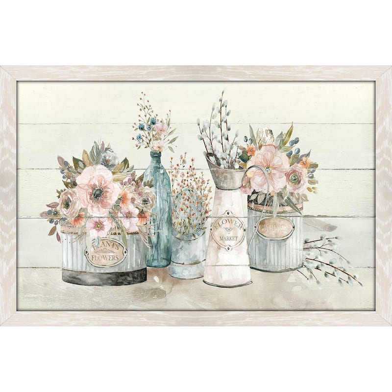 "Flower Market" by Carol Robinson Print on Acrylic